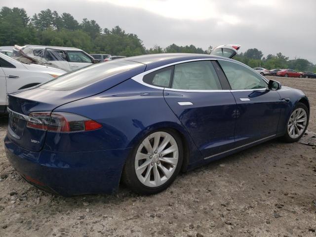 5YJSA1E28HF201566 - 2017 TESLA MODEL S Կապույտ լուսանկար 3