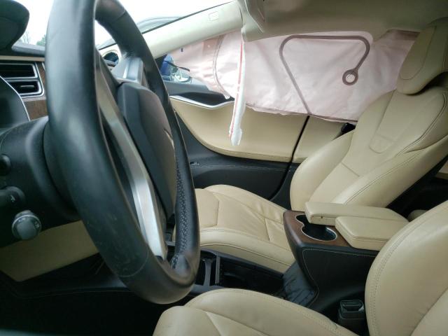 5YJSA1E28HF201566 - 2017 TESLA MODEL S Կապույտ լուսանկար 7