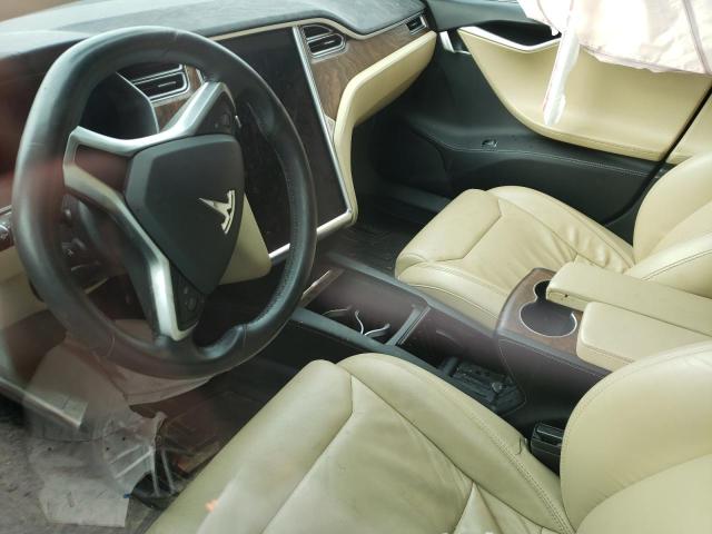 5YJSA1E28HF201566 - 2017 TESLA MODEL S Կապույտ լուսանկար 8