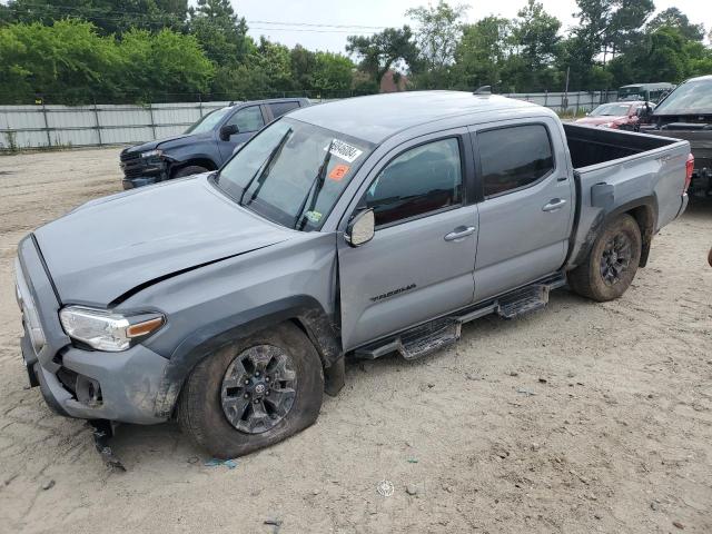 3TYCZ5AN2MT019327 - 2021 TOYOTA TACOMA DOUBLE CAB GRAY photo 1