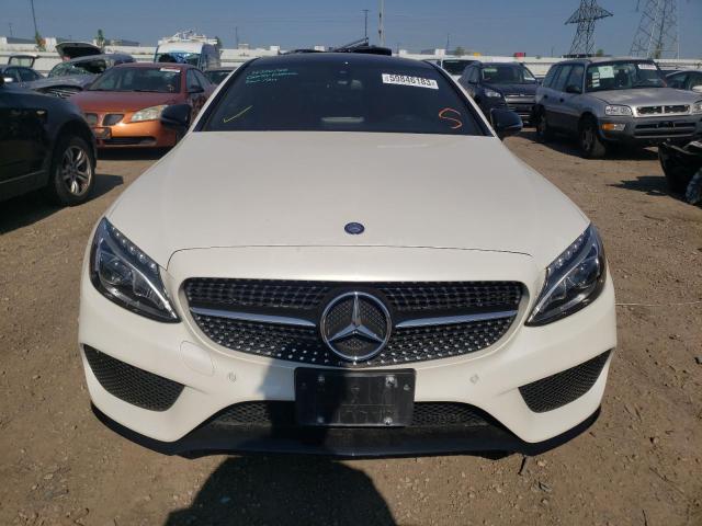 WDDWJ4KB2HF343310 - 2017 MERCEDES-BENZ C 300 4MATIC WHITE photo 5