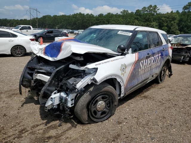 1FM5K8AB5PGA18876 - 2023 FORD EXPLORER POLICE INTERCEPTOR WHITE photo 1