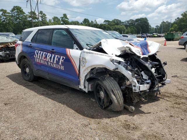 1FM5K8AB5PGA18876 - 2023 FORD EXPLORER POLICE INTERCEPTOR WHITE photo 4