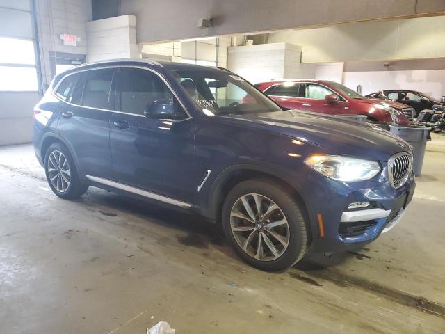 5UXTR9C50KLP97297 - 2019 BMW X3 XDRIVE30I BLUE photo 4