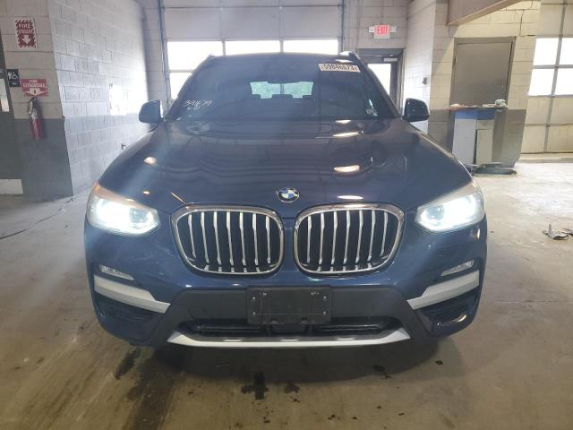 5UXTR9C50KLP97297 - 2019 BMW X3 XDRIVE30I BLUE photo 5