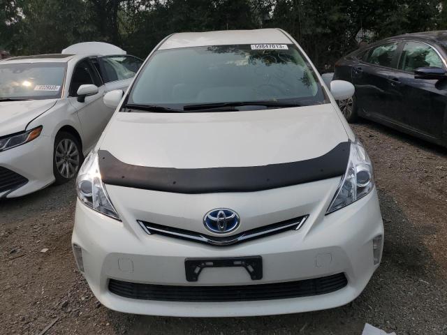 JTDZN3EU2C3132444 - 2012 TOYOTA PRIUS V WHITE photo 5