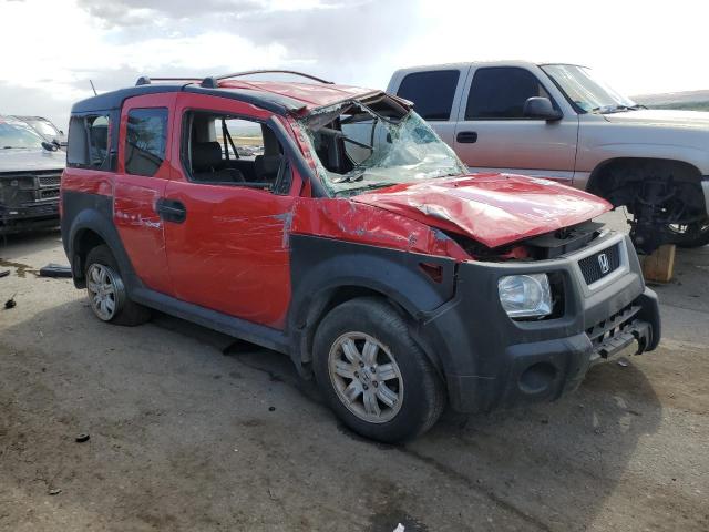 5J6YH18636L010355 - 2006 HONDA ELEMENT EX RED photo 4