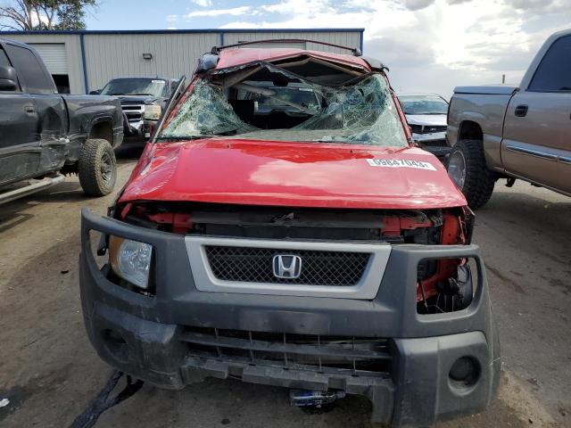 5J6YH18636L010355 - 2006 HONDA ELEMENT EX RED photo 5