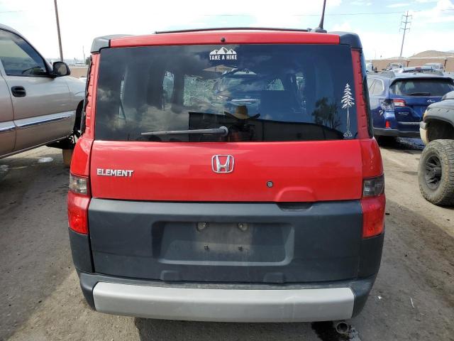 5J6YH18636L010355 - 2006 HONDA ELEMENT EX RED photo 6