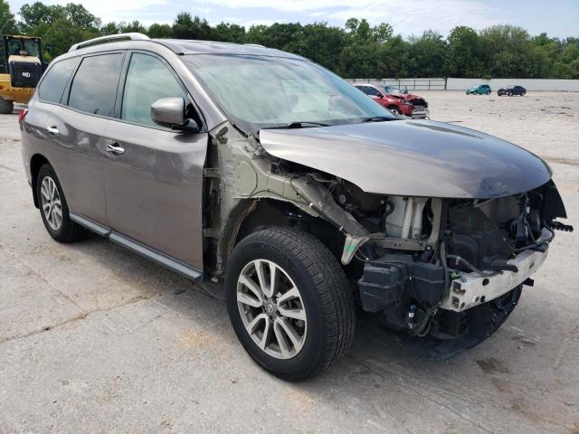 5N1AR2MM4EC624596 - 2014 NISSAN PATHFINDER S TAN photo 4