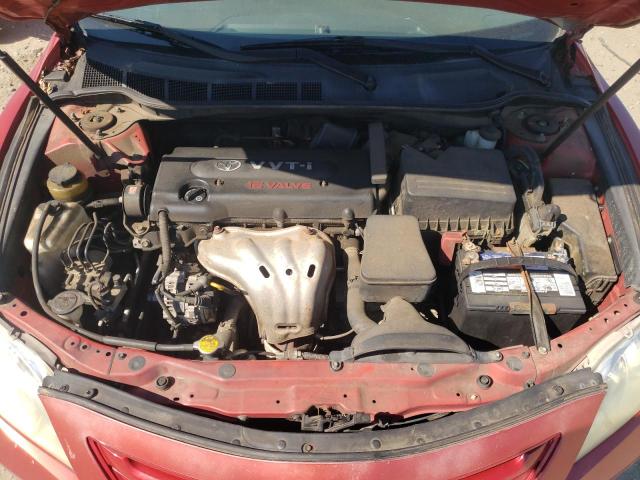 4T1BE46K57U054385 - 2007 TOYOTA CAMRY CE MAROON photo 11