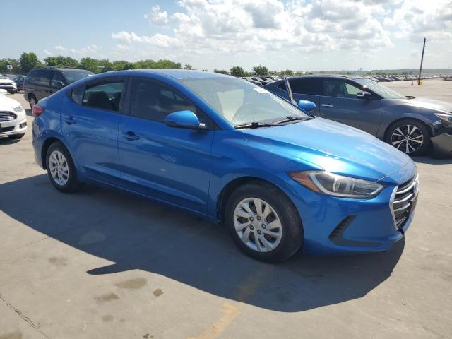 5NPD74LF3JH214358 - 2018 HYUNDAI ELANTRA SE BLUE photo 4