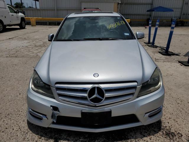 WDDGF4HB1CR222174 - 2012 MERCEDES-BENZ C 250 SILVER photo 5