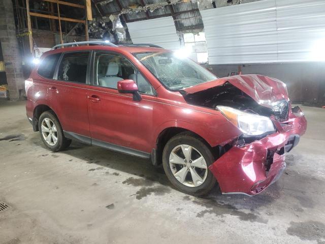 JF2SJADC2FH404705 - 2015 SUBARU FORESTER 2.5I PREMIUM BURGUNDY photo 4