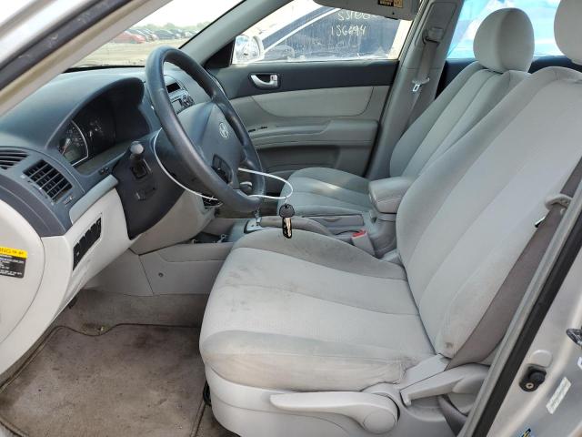 5NPET46C58H302467 - 2008 HYUNDAI SONATA GLS SILVER photo 7