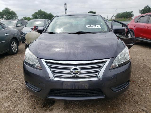 3N1AB7AP5EY259196 - 2014 NISSAN SENTRA S GRAY photo 5