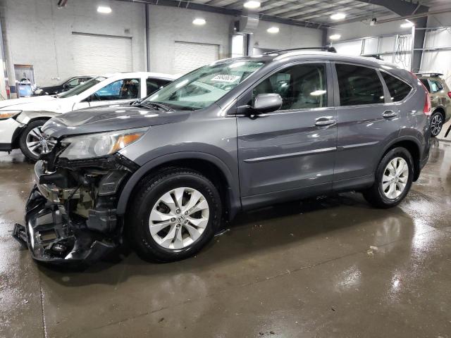 2HKRM4H7XDH639712 - 2013 HONDA CR-V EXL GRAY photo 1