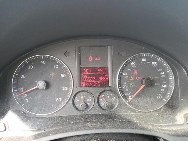 3VWEF71K07M071572 - 2007 VOLKSWAGEN JETTA WOLFSBURG 灰色 照片 9