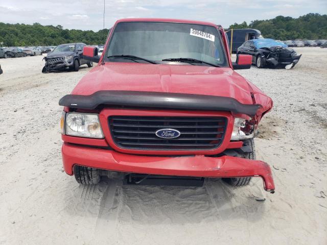 1FTYR14E68PB15998 - 2008 FORD RANGER SUPER CAB RED photo 5