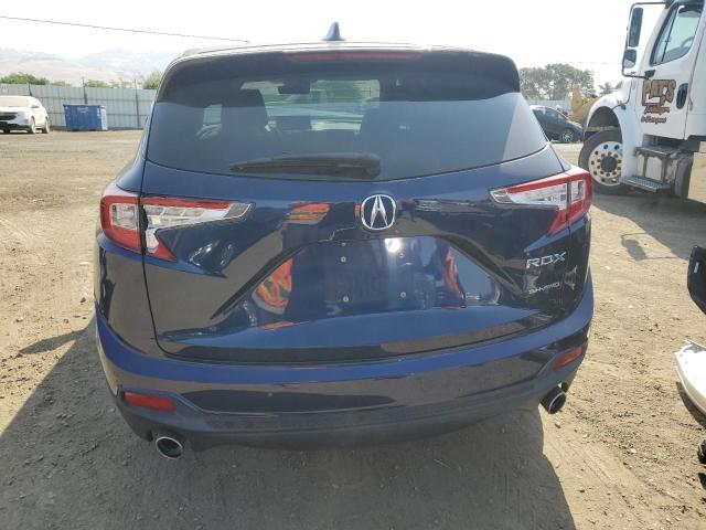 5J8TC2H72KL030606 - 2019 ACURA RDX ADVANCE BLUE photo 6