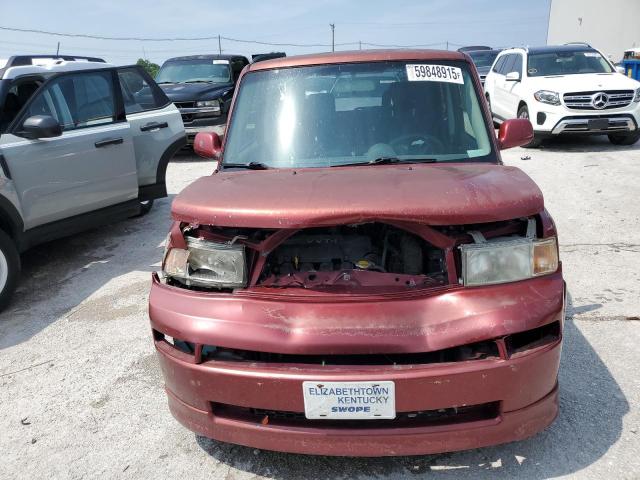 JTLKT334864082937 - 2006 TOYOTA SCION XB BURGUNDY photo 5