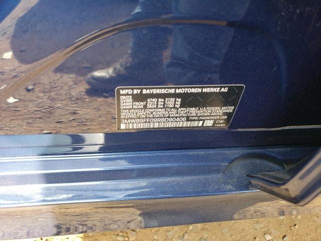 3MW89FF09R8D90406 - 2024 BMW 330XI Blau Foto 12