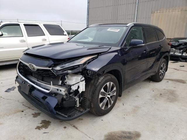 5TDHZRBH5MS131797 - 2021 TOYOTA HIGHLANDER XLE Mavi foto 1
