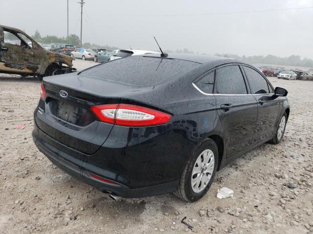 3FA6P0G74ER266076 - 2014 FORD FUSION S BLACK photo 3