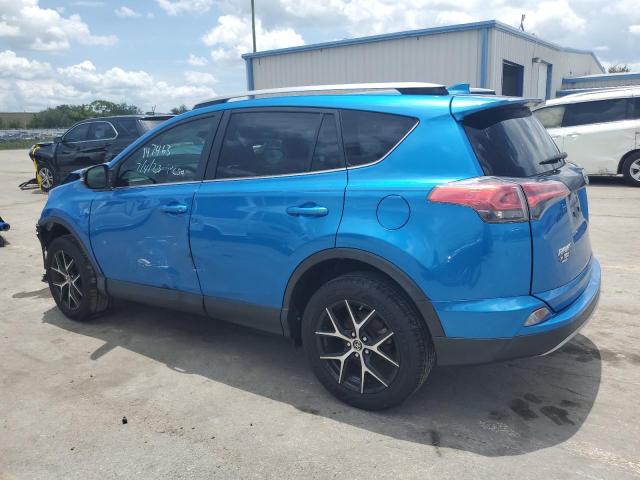 JTMNFREV1HJ147463 - 2017 TOYOTA RAV4 SE BLUE photo 2