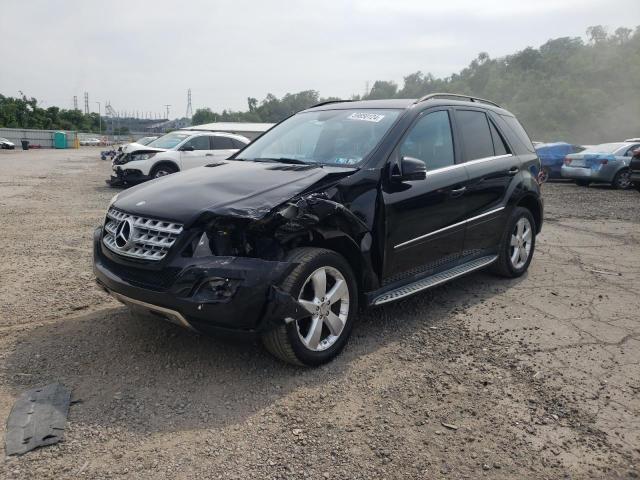 4JGBB8GB5BA652274 - 2011 MERCEDES-BENZ ML 350 4MATIC BLACK photo 1