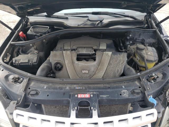 4JGBB8GB5BA652274 - 2011 MERCEDES-BENZ ML 350 4MATIC BLACK photo 12