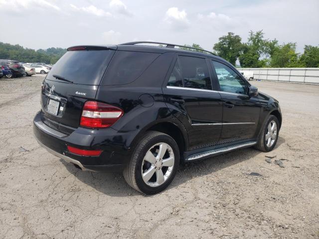4JGBB8GB5BA652274 - 2011 MERCEDES-BENZ ML 350 4MATIC BLACK photo 3