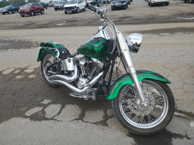 1HD1BMY13YY073619 - 2000 HARLEY-DAVIDSON FLSTF GREEN photo 1