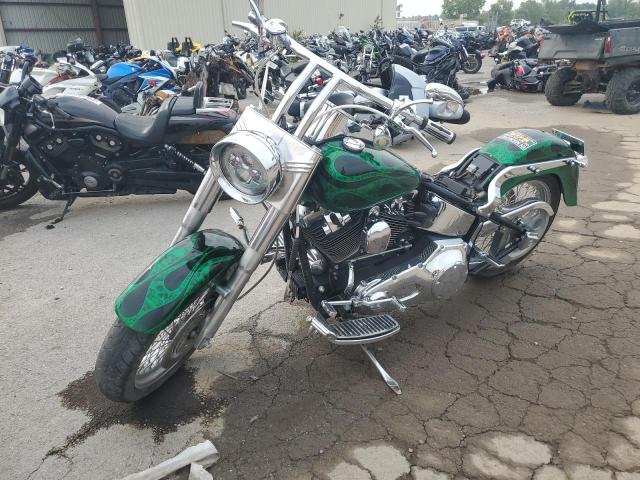 1HD1BMY13YY073619 - 2000 HARLEY-DAVIDSON FLSTF GREEN photo 2