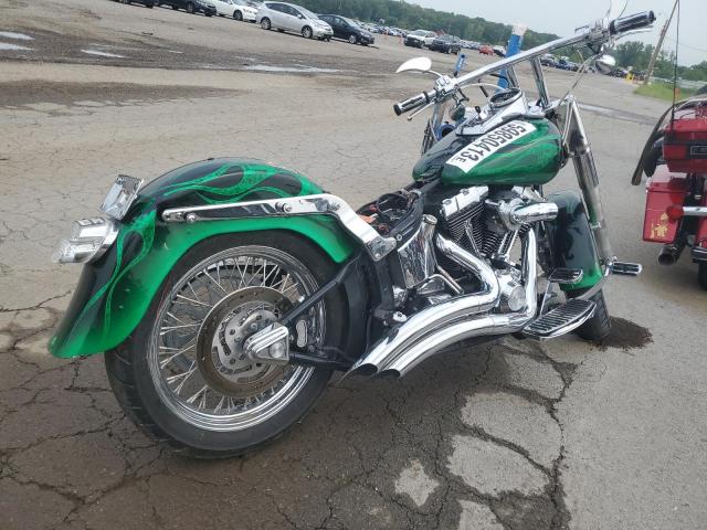 1HD1BMY13YY073619 - 2000 HARLEY-DAVIDSON FLSTF GREEN photo 4