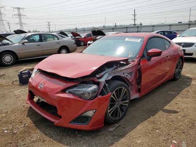 JF1ZNAA15D1715089 - 2013 TOYOTA SCION FR-S RED photo 1