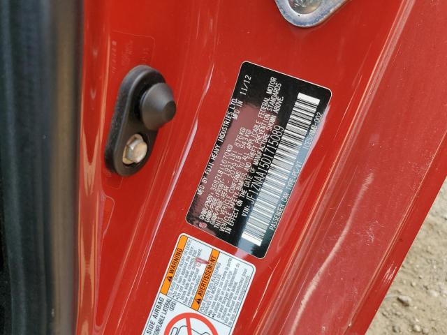 JF1ZNAA15D1715089 - 2013 TOYOTA SCION FR-S RED photo 12