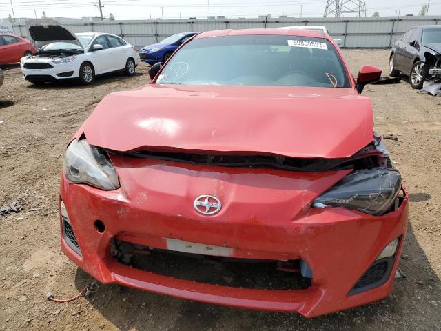 JF1ZNAA15D1715089 - 2013 TOYOTA SCION FR-S RED photo 5