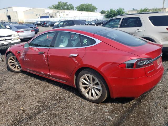 5YJSA1E26HF187733 - 2017 TESLA MODEL S Կարմիր լուսանկար 2