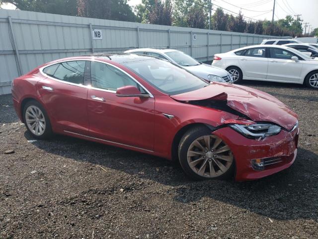 5YJSA1E26HF187733 - 2017 TESLA MODEL S Կարմիր լուսանկար 4