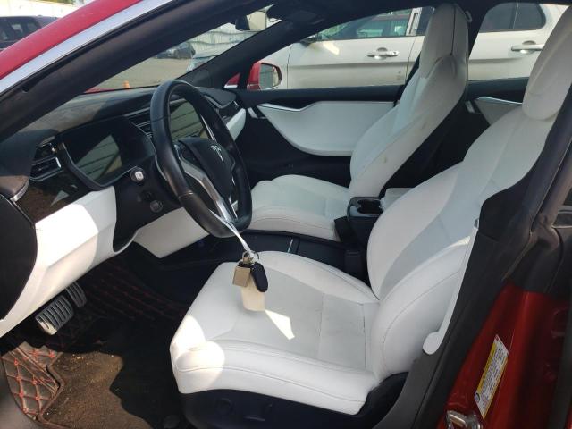 5YJSA1E26HF187733 - 2017 TESLA MODEL S Կարմիր լուսանկար 7