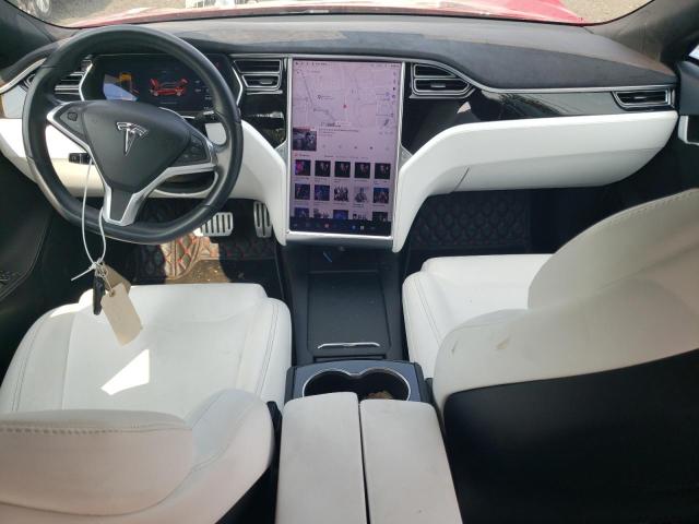 5YJSA1E26HF187733 - 2017 TESLA MODEL S Կարմիր լուսանկար 8