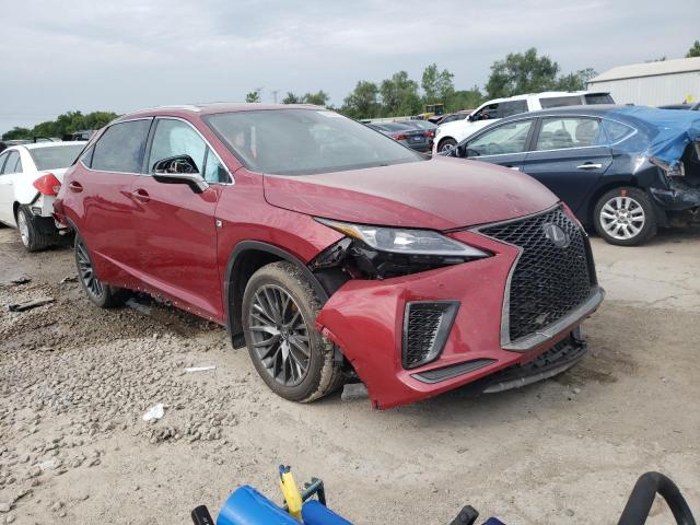 2T2SZMDA1NC309090 - 2022 LEXUS RX 350 F-SPORT RED photo 4