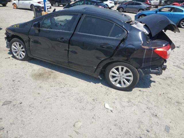 2HGFB2F90CH506578 - 2012 HONDA CIVIC EXL BLACK photo 2