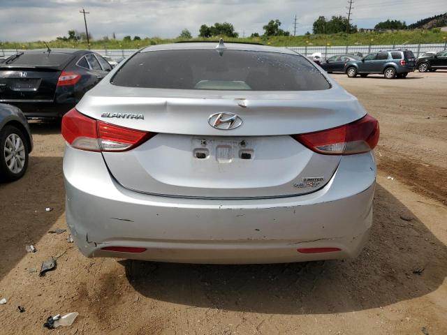 5NPDH4AE9CH097170 - 2012 HYUNDAI ELANTRA GLS SILVER photo 6