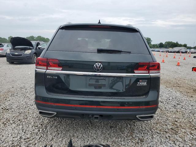 1V2BR2CA4NC513030 - 2022 VOLKSWAGEN ATLAS SEL 黑色 照片 6