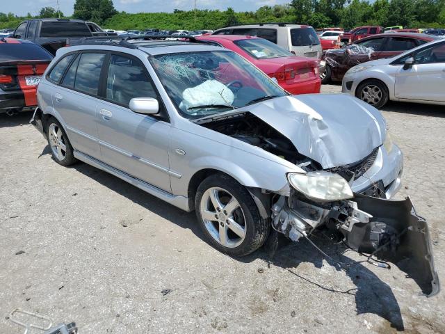 JM1BJ246131113146 - 2003 MAZDA PROTEGE PR5 SILVER photo 4