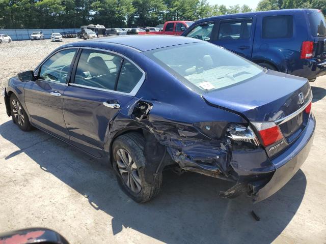 1HGCR2F34FA008378 - 2015 HONDA ACCORD LX BLUE photo 2