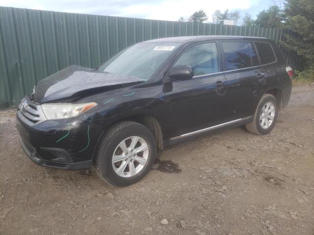 5TDZA3EH6DS031311 - 2013 TOYOTA HIGHLANDER BASE BLACK photo 1