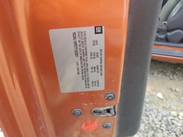 1G2AL15F077123351 - 2007 PONTIAC G5 Turuncu fotoğraf 12